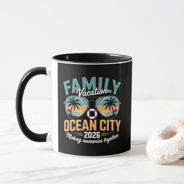 Ocean City Beach Mugg (Med munk)