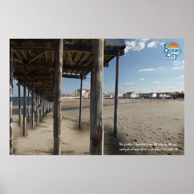 Ocean City Inlet Poster (Framsidan)