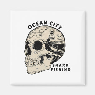 Ocean City Maryland Beach Hajfiske Salt Magnet