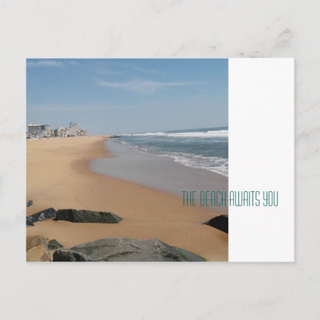 Ocean City Maryland, Beach Vykort (Framsida)