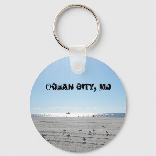 Ocean City, Maryland Keychain Nyckelring (Framsida)