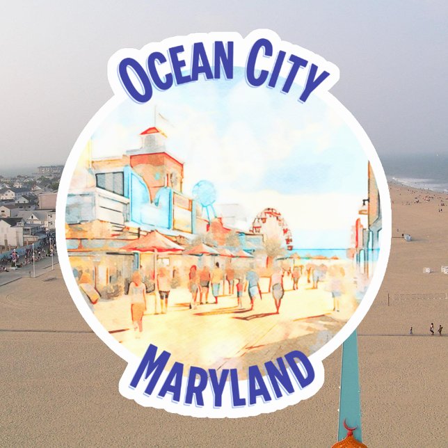 Ocean City, Maryland Klistermärken (Skapare uppladdad)
