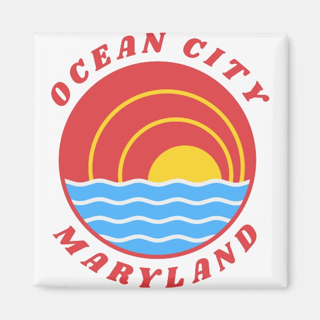 Ocean City Maryland Magnet (Framsidan)