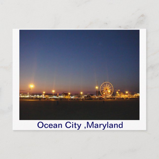 Ocean City,Maryland,USA Vykort (Framsida)