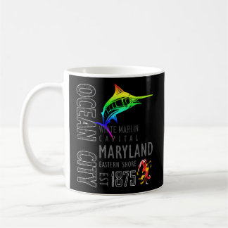 Ocean City Maryland White Marlin Capital Östra S Kaffemugg