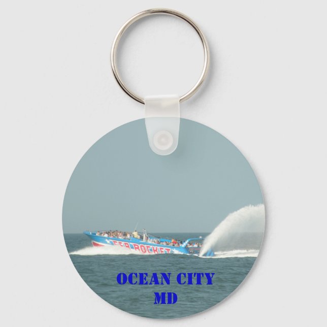 Ocean City,MD Keychain Nyckelring (Framsida)
