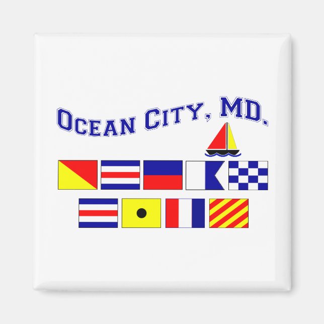 Ocean City MD Magnet (Framsidan)
