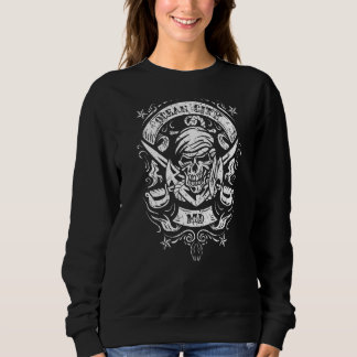 Ocean City Md Pirat Skull Crossed Swords Anchor T Shirt