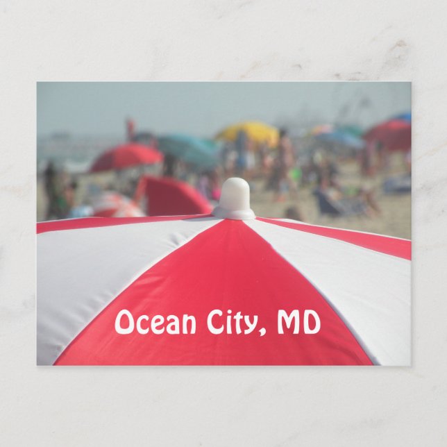 Ocean City, MD Postcard Vykort (Framsida)