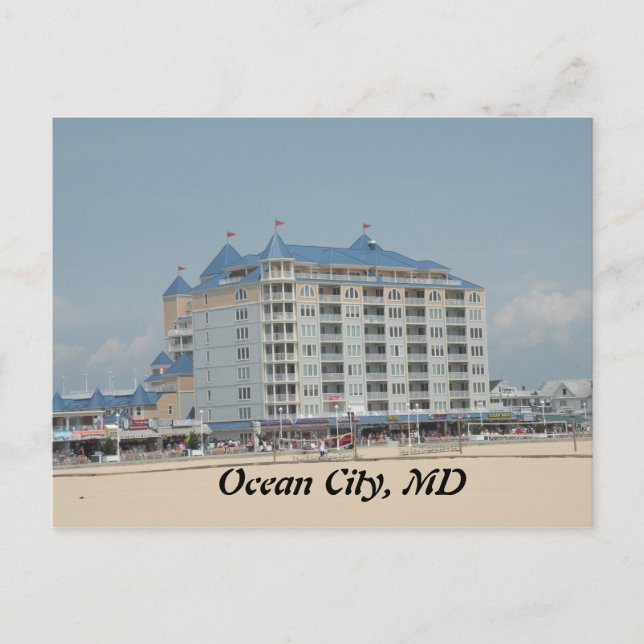 Ocean City, MD Postcard Vykort (Framsida)