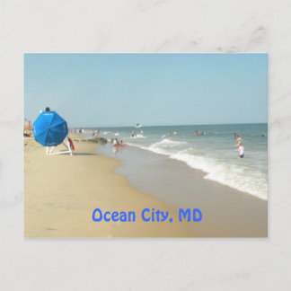 Ocean City, MD Postcard Vykort