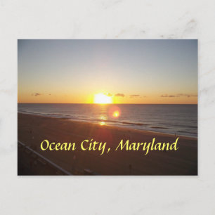 Ocean City, MD Sunrise Vykort
