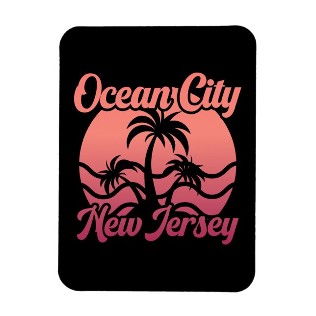 Ocean City, New jersey Magnet (Vertikal)