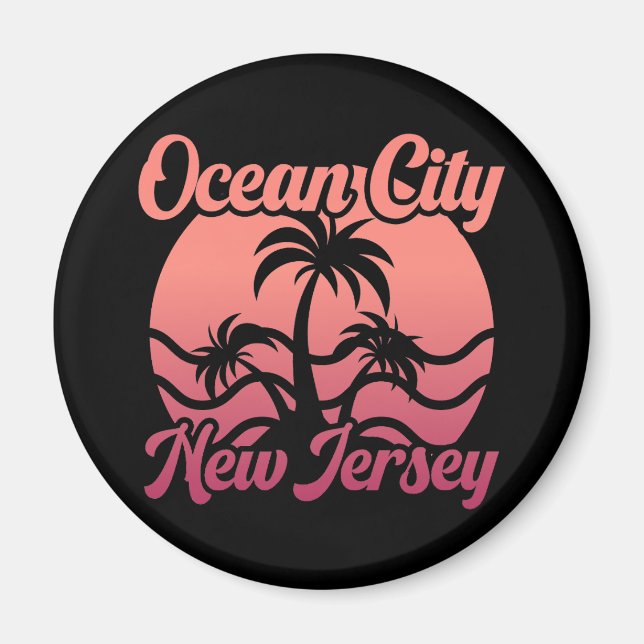 Ocean City, New jersey Magnet (Framsidan)