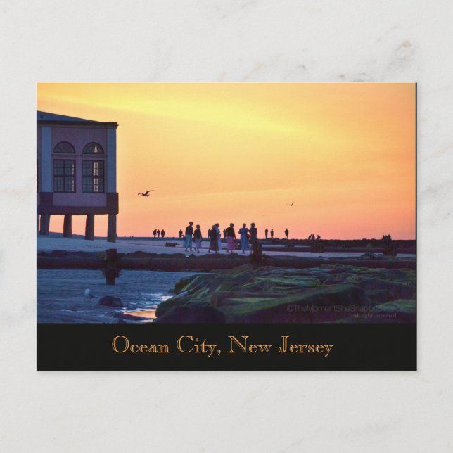 Ocean City, New Jersey Music Pier vykort (Framsida)