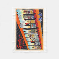 Ocean City New jersey NJ Large Brev vykort