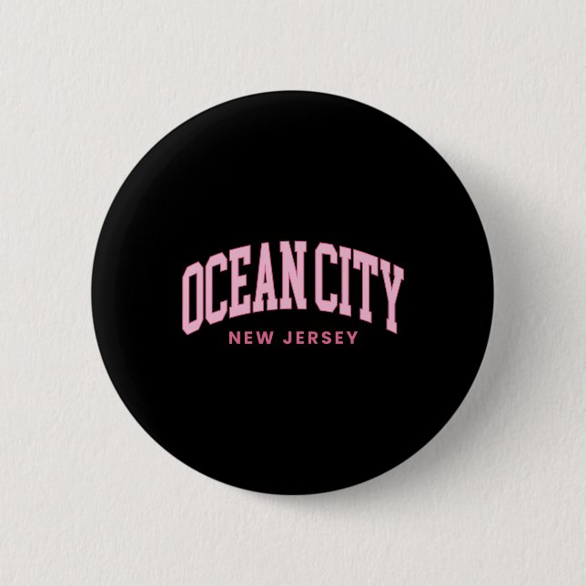 Ocean City New Jersey Nj Retro Preppy Throwback Wo Knapp (Framsida)