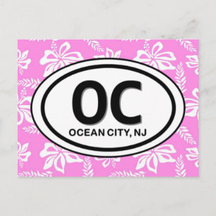 Ocean City New jersey ~ OC NJ Rosa Beach Vykort
