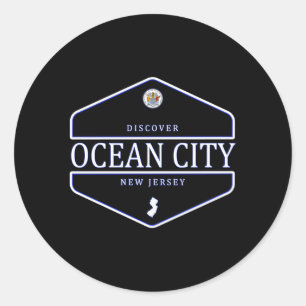 Ocean City New jersey Ocean City Nj Runt Klistermärke
