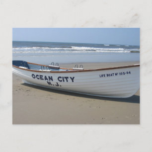 Ocean City, NJ * Sommar Roligt * Shore Boat Vykort