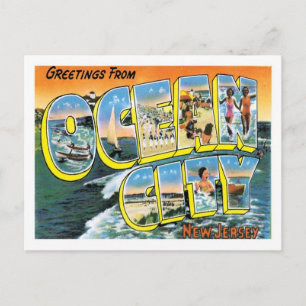 Ocean City NJ United Stater City Vykort