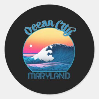 Ocean City Ocean Runt Klistermärke