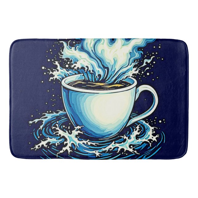 Ocean Coffee Dream Badrumsmatta (Framsidan)