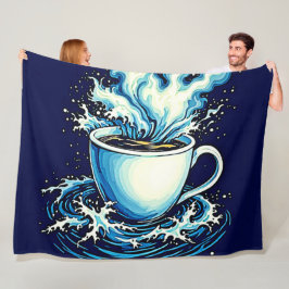 Ocean Coffee Dream Fleecefilt