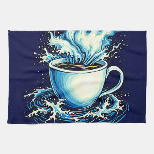 Ocean Coffee Dream Kökshandduk