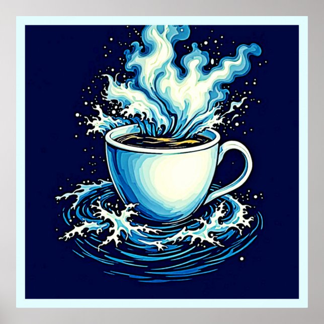 Ocean Coffee Dream Poster (Framsidan)