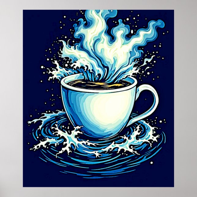 Ocean Coffee Dream Poster (Framsidan)
