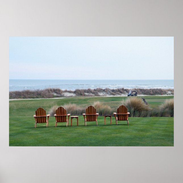 Ocean Course Chairs, Kiawah Island, South Carolina Poster (Framsidan)
