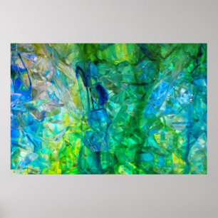 Ocean Crystals 2 36 x 24 poster