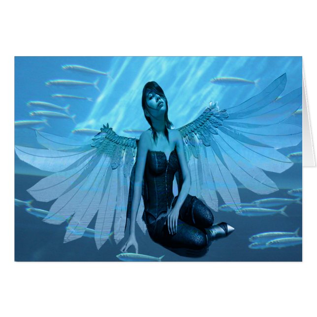 Ocean Dream Hälsningskort (Framsidan Horizontal)