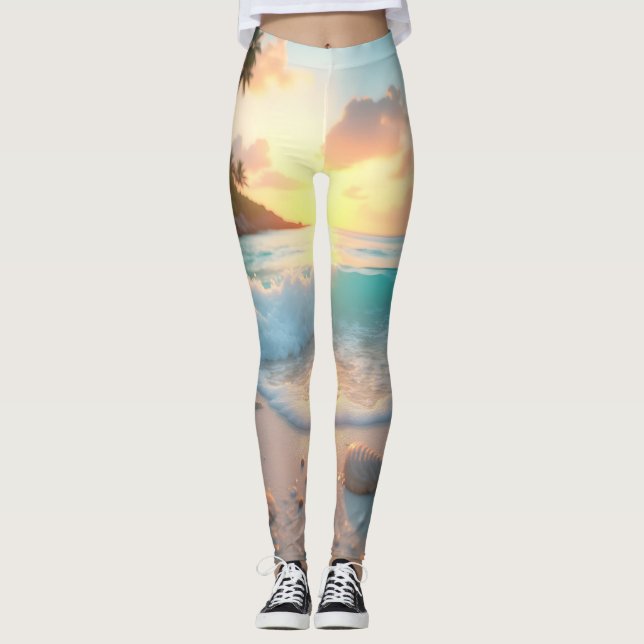 Ocean Dream Serenity Leggings Tights (Framsida)