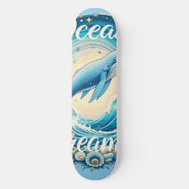 Ocean Dreamer Mini Skateboard Bräda 18,5 Cm