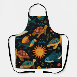 Ocean Drift All-Over Print Apron Gift