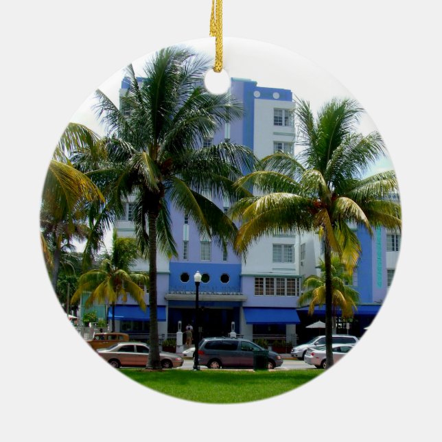 Ocean Drive Julgransprydnad Keramik (Baksidan)