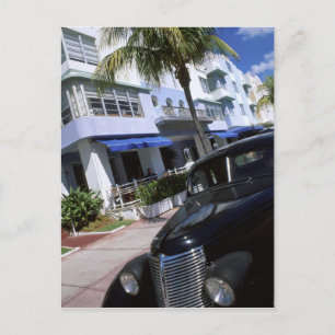 Ocean Drive, Miami Beach Florida Vykort