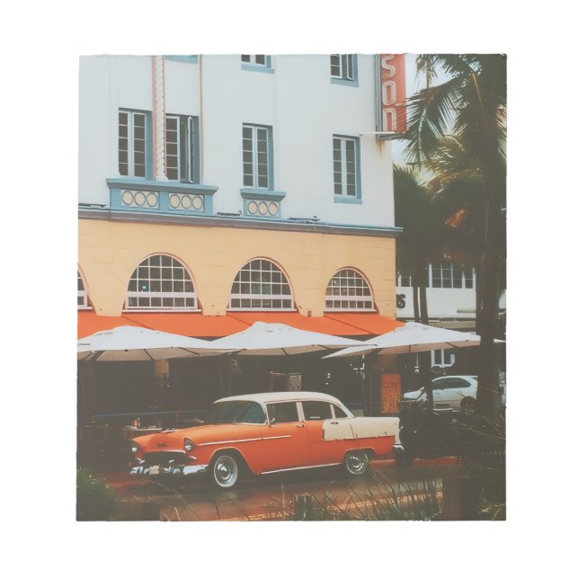 Ocean Drive, South Beach, Miami Anteckningsblock (Framsida)
