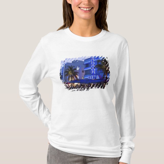 Ocean Drive, South Beach, Miami Beach, 2 Tee Shirt (Framsida)