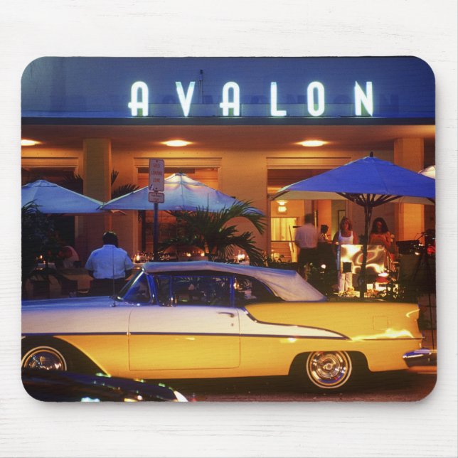 Ocean Drive, South Beach, Miami Beach. Musmatta (Framsidan)
