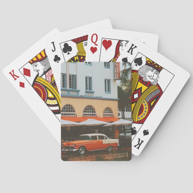 Ocean Drive, South Beach, Miami Casinokort (Baksidan)
