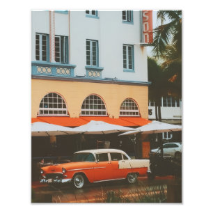 Ocean Drive, South Beach, Miami Fototryck