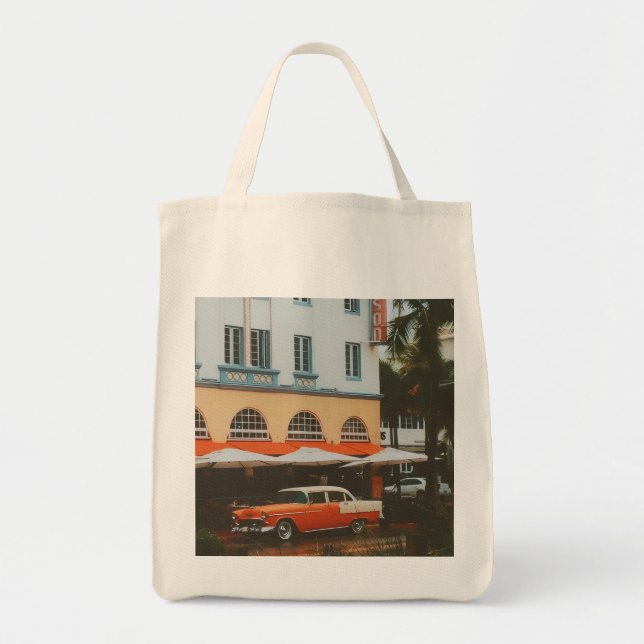 Ocean Drive, South Beach, Miami Tygkasse (Framsidan)