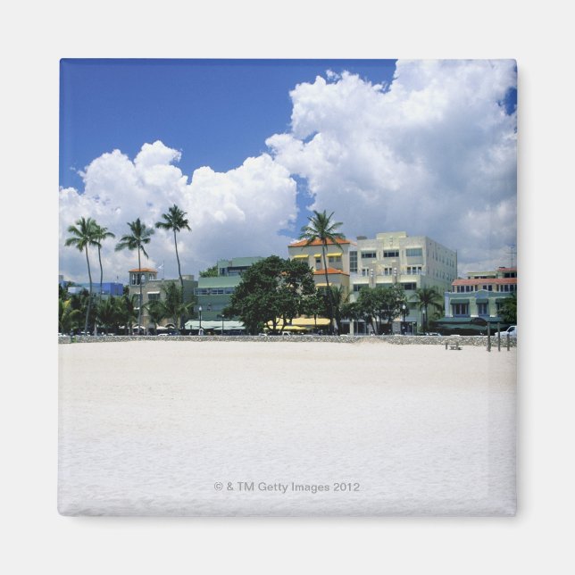 Ocean Drive, South Miam Beach, Miami - Florida Magnet (Framsidan)