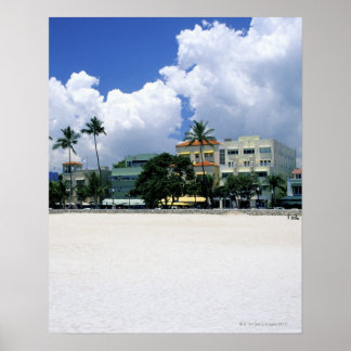 Ocean Drive, South Miam Beach, Miami - Florida Poster