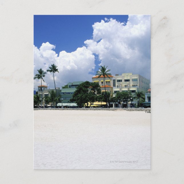 Ocean Drive, South Miam Beach, Miami - Florida Vykort (Framsida)