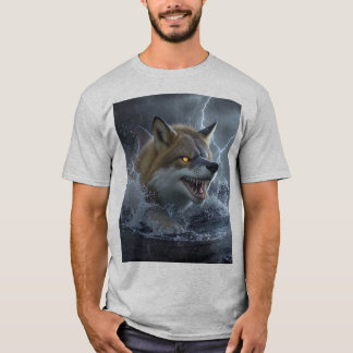 Ocean Ember Fox Haj | Myttiskt Havsväsen T Shirt