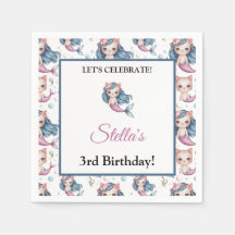 Ocean Fantasy Sjöjungfru Cat Kids Party